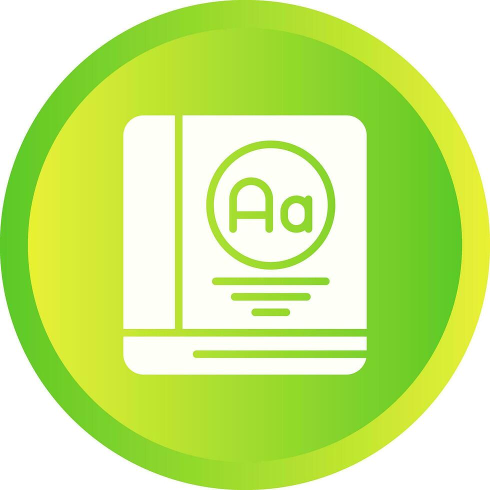 Dictionary Vector Icon