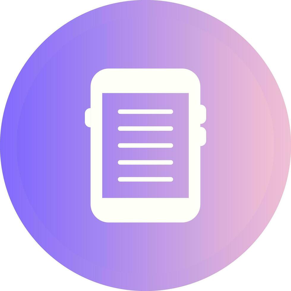E-reader Vector Icon