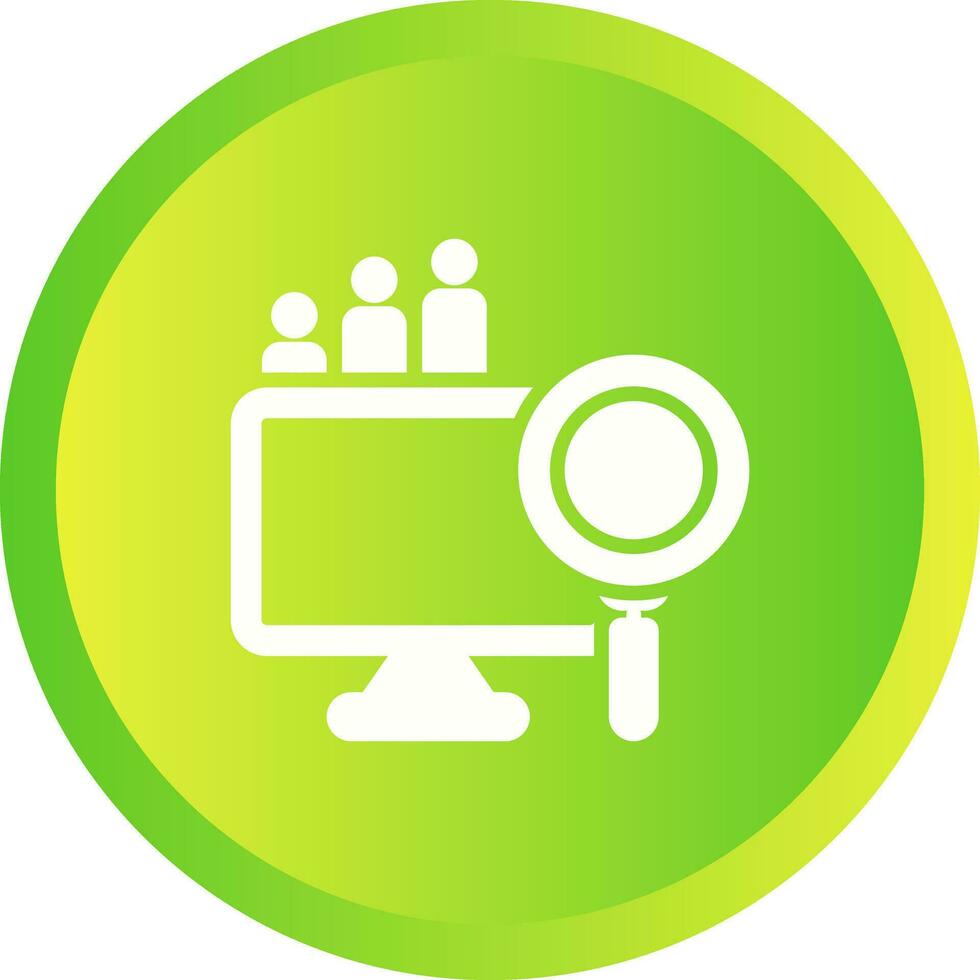 Big Data Analytics Vector Icon