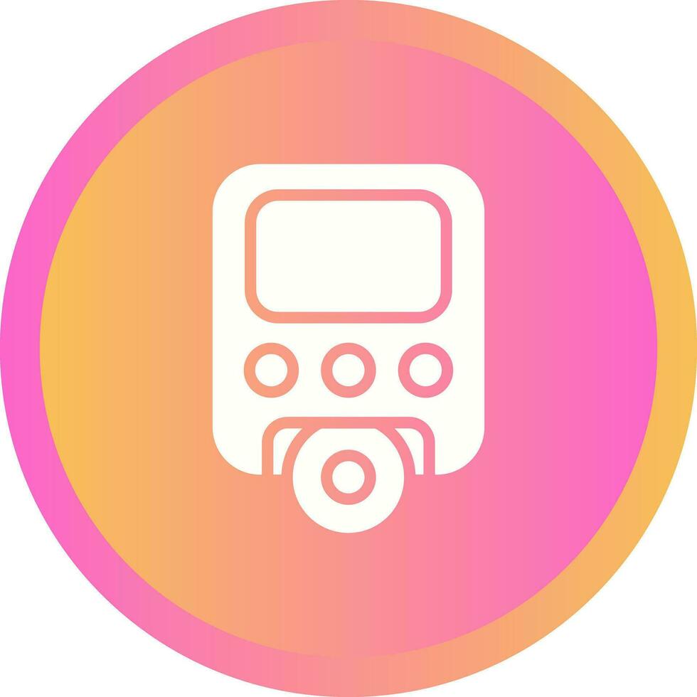 Portable DVD Player Vector Icon