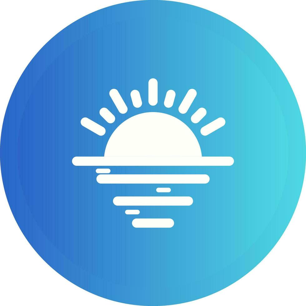 Sunset Vector Icon