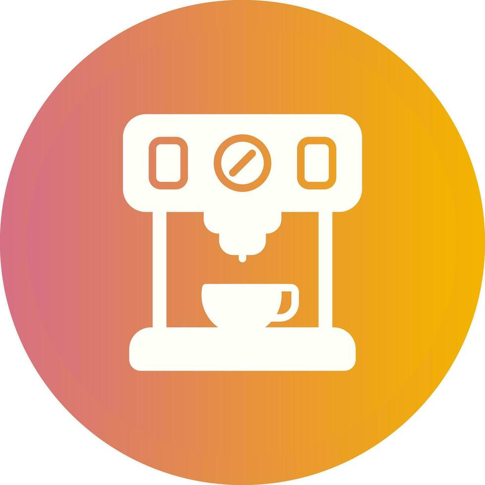 Coffee Maker with Wi-Fi Vector Icon
