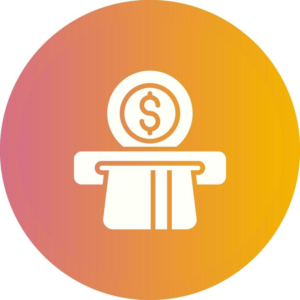 Automated Teller Machine Vector Icon