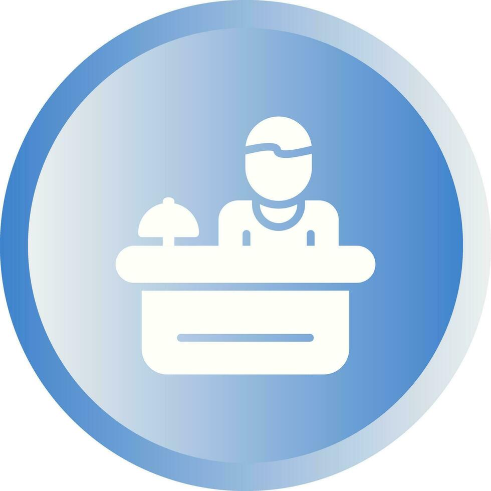 Hotel Reception Vector Icon