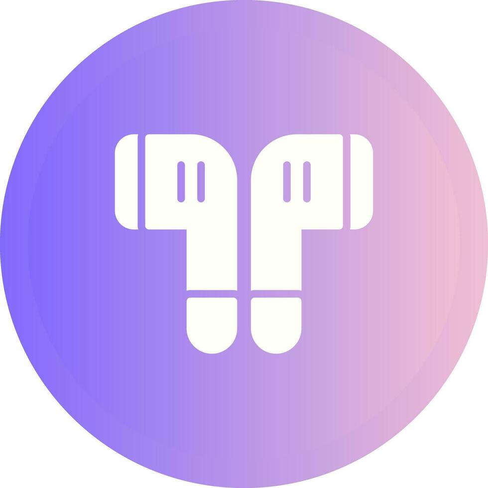 Wireless Earphones Vector Icon