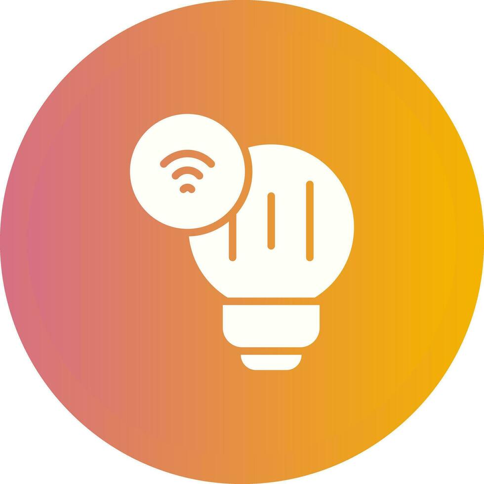 Smart Bulb Vector Icon