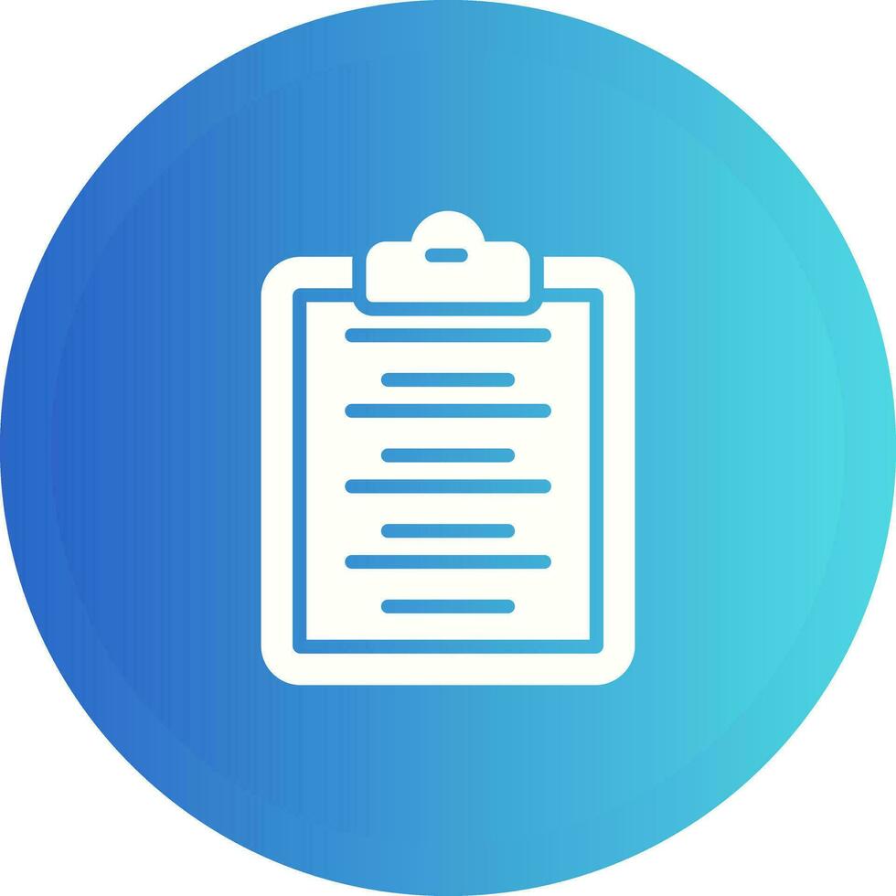 Writing Pad Vector Icon