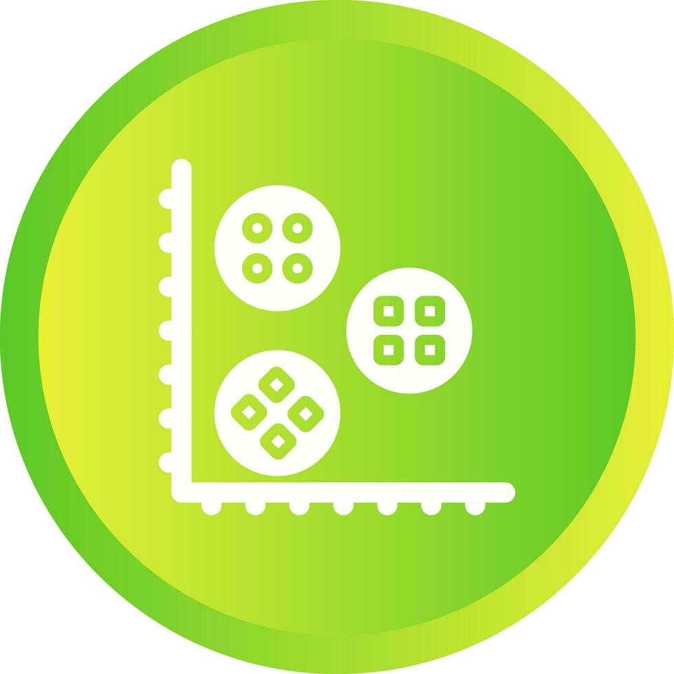 Cluster Analysis Vector Icon