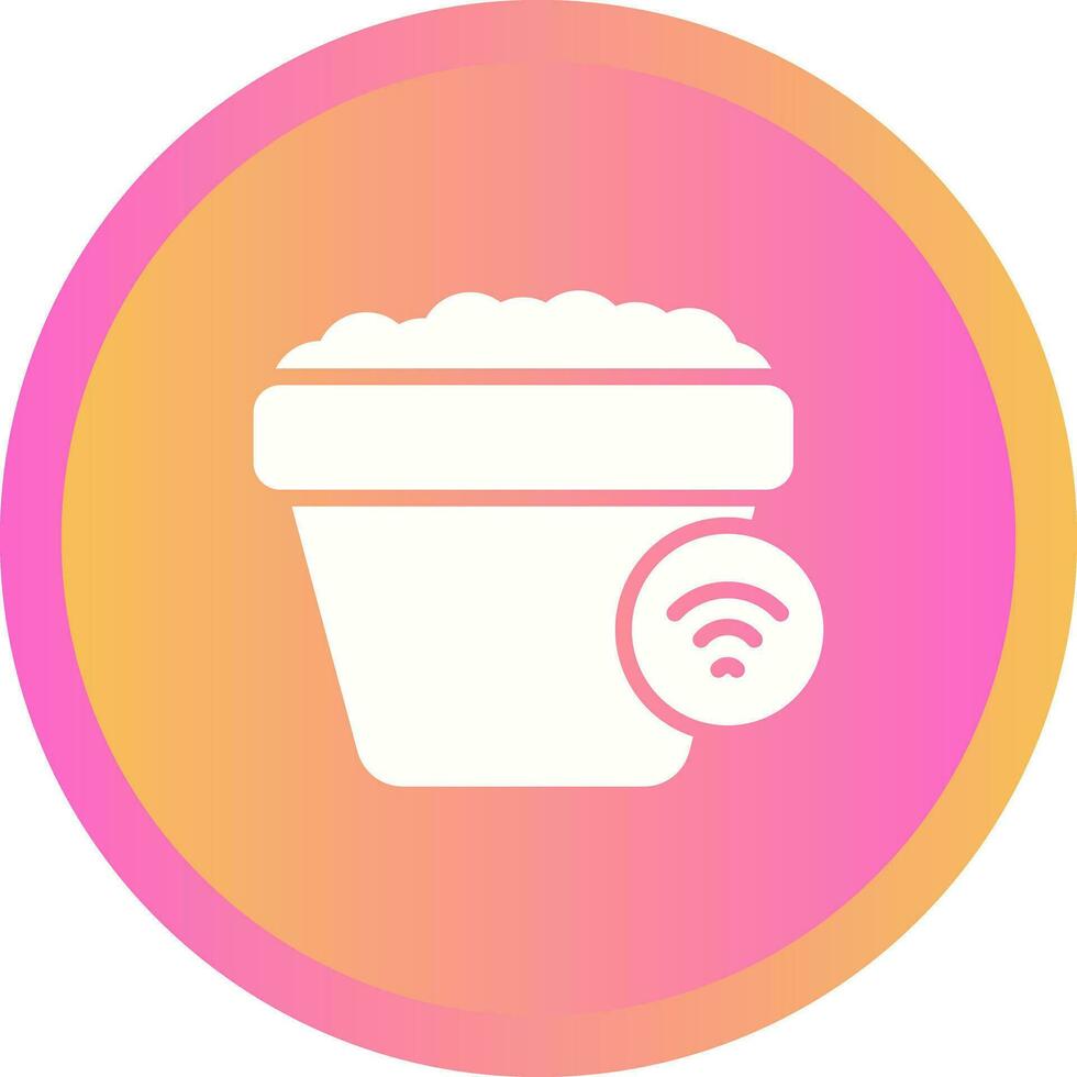 Smart Plant Pot Vector Icon