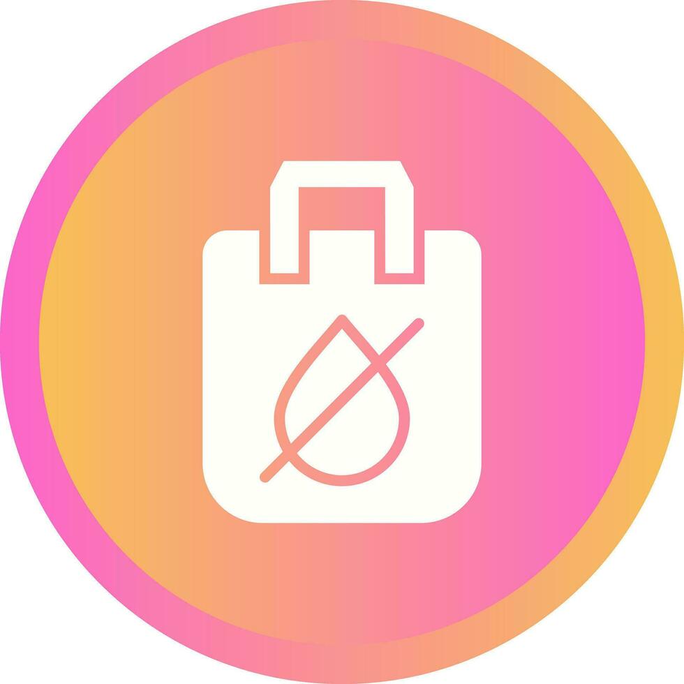 Waterproof bag Vector Icon