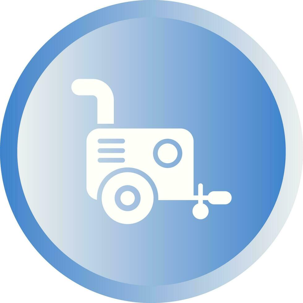 Portable air compressor Vector Icon