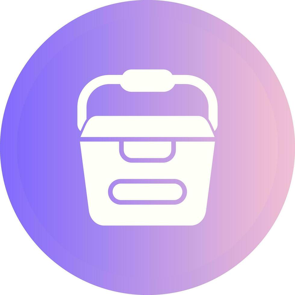 Portable water container Vector Icon