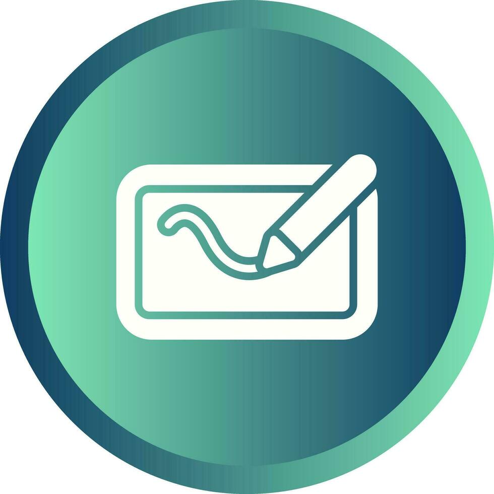 Digital Drawing Pad Vector Icon