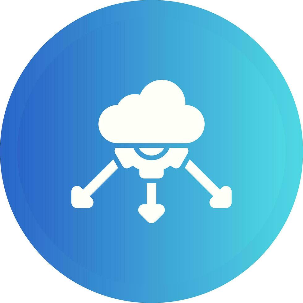 Network Load Balancing Vector Icon
