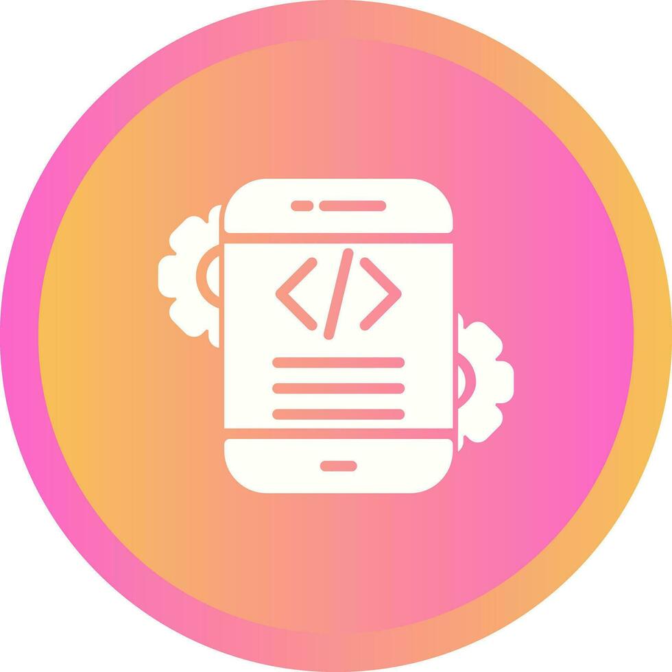 Mobile App Development Vector Icon