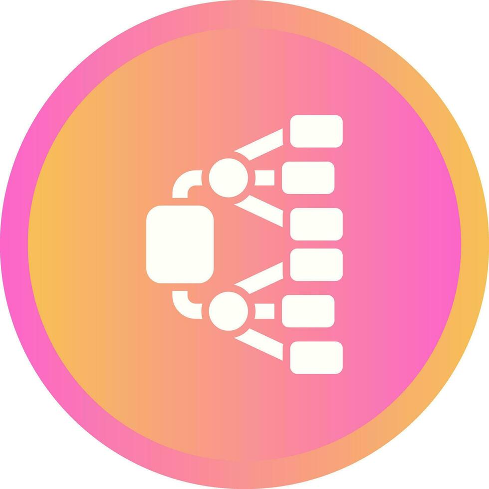 Network Diagram Vector Icon
