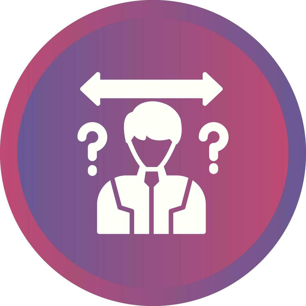 Uncertainty Vector Icon