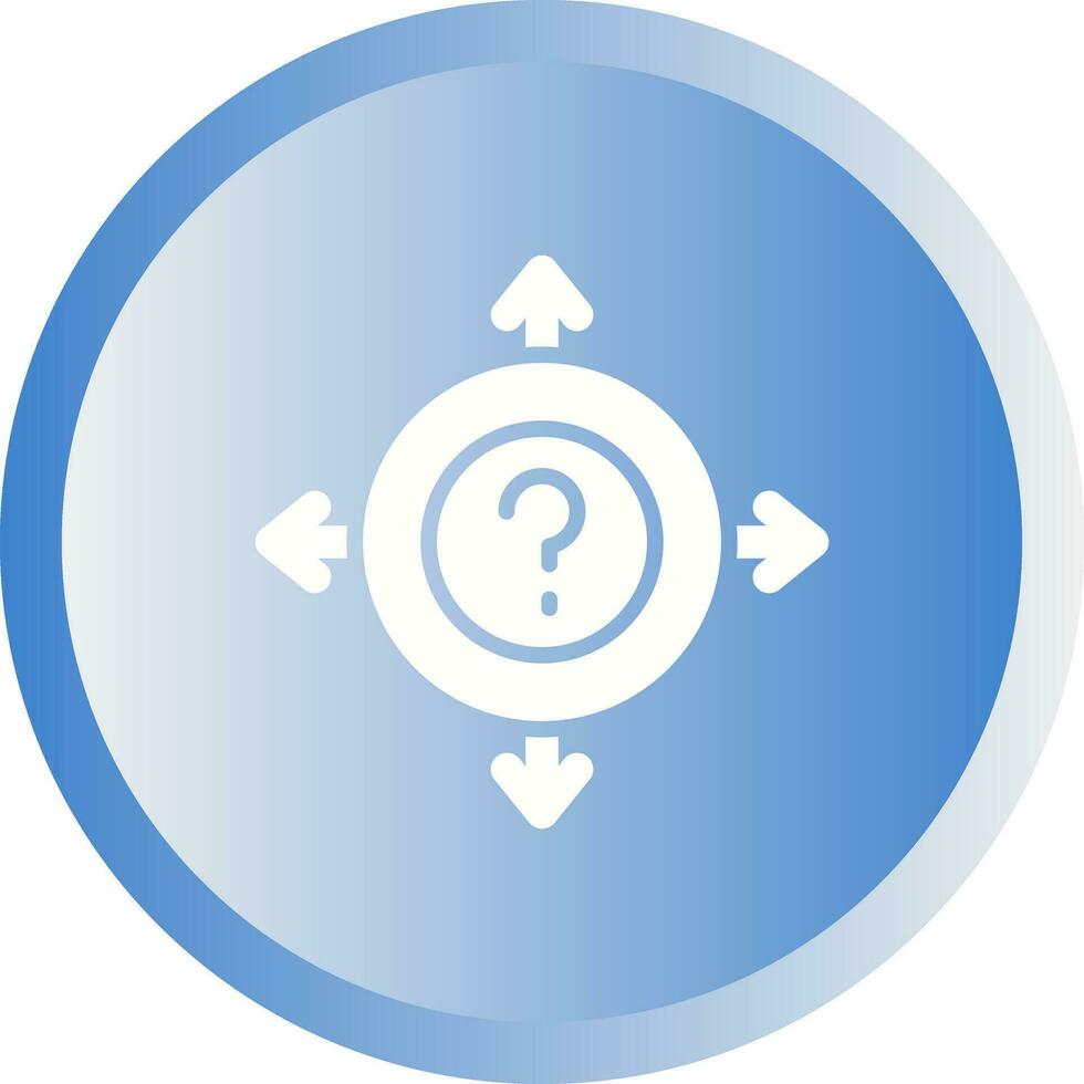Uncertainty Vector Icon