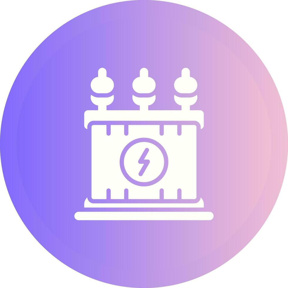 Power Transformer Vector Icon