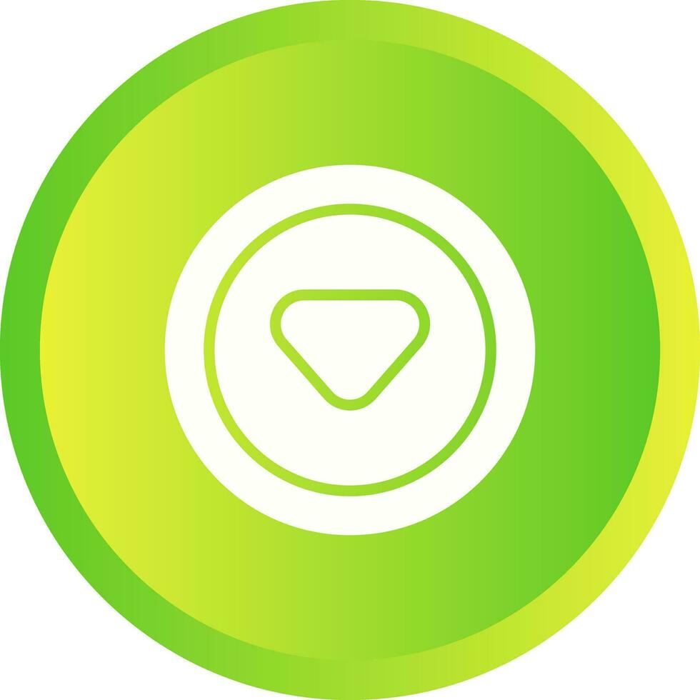 Caret Down Vector Icon
