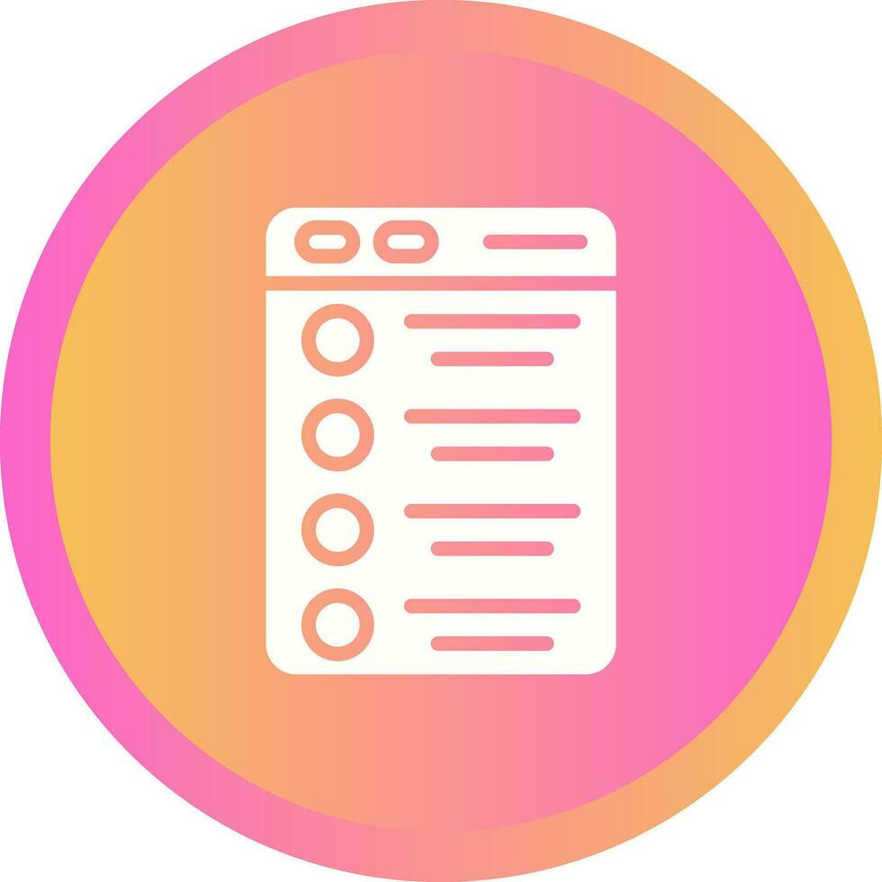 Design Criteria Vector Icon