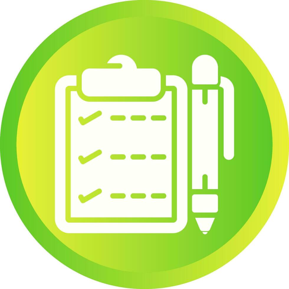 Notepad with pen Vector Icon