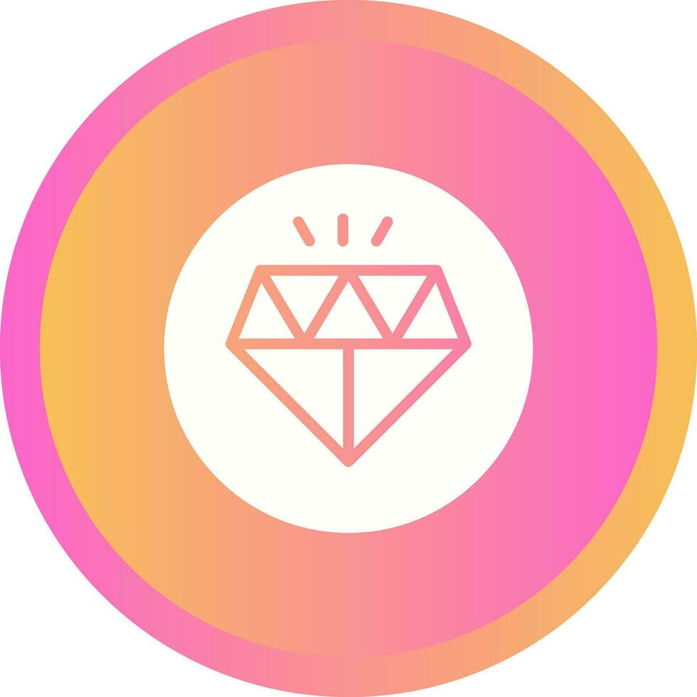 icono de vector de diamante