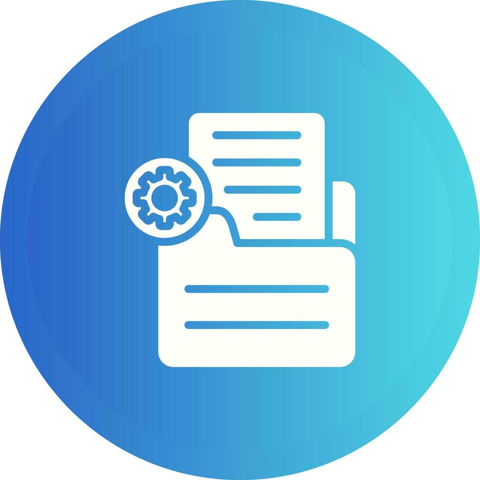 Document Settings Vector Icon