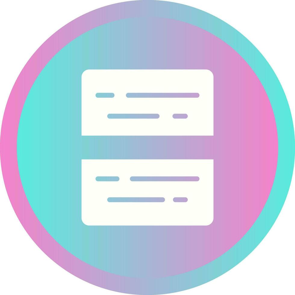 Document Split Vector Icon