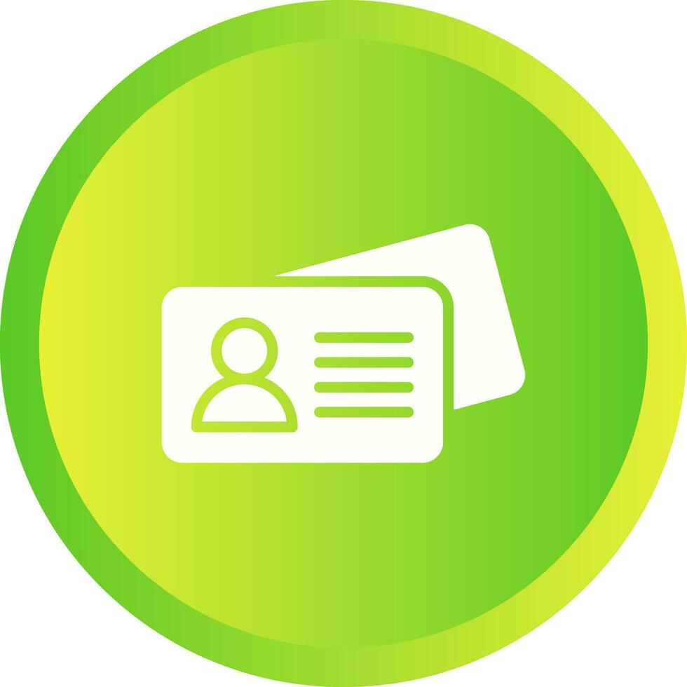 Business Card Vector Icon