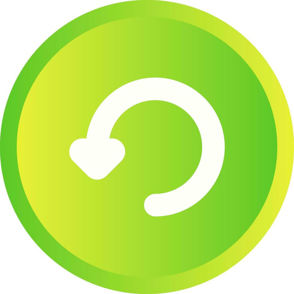 Rotate Left Vector Icon