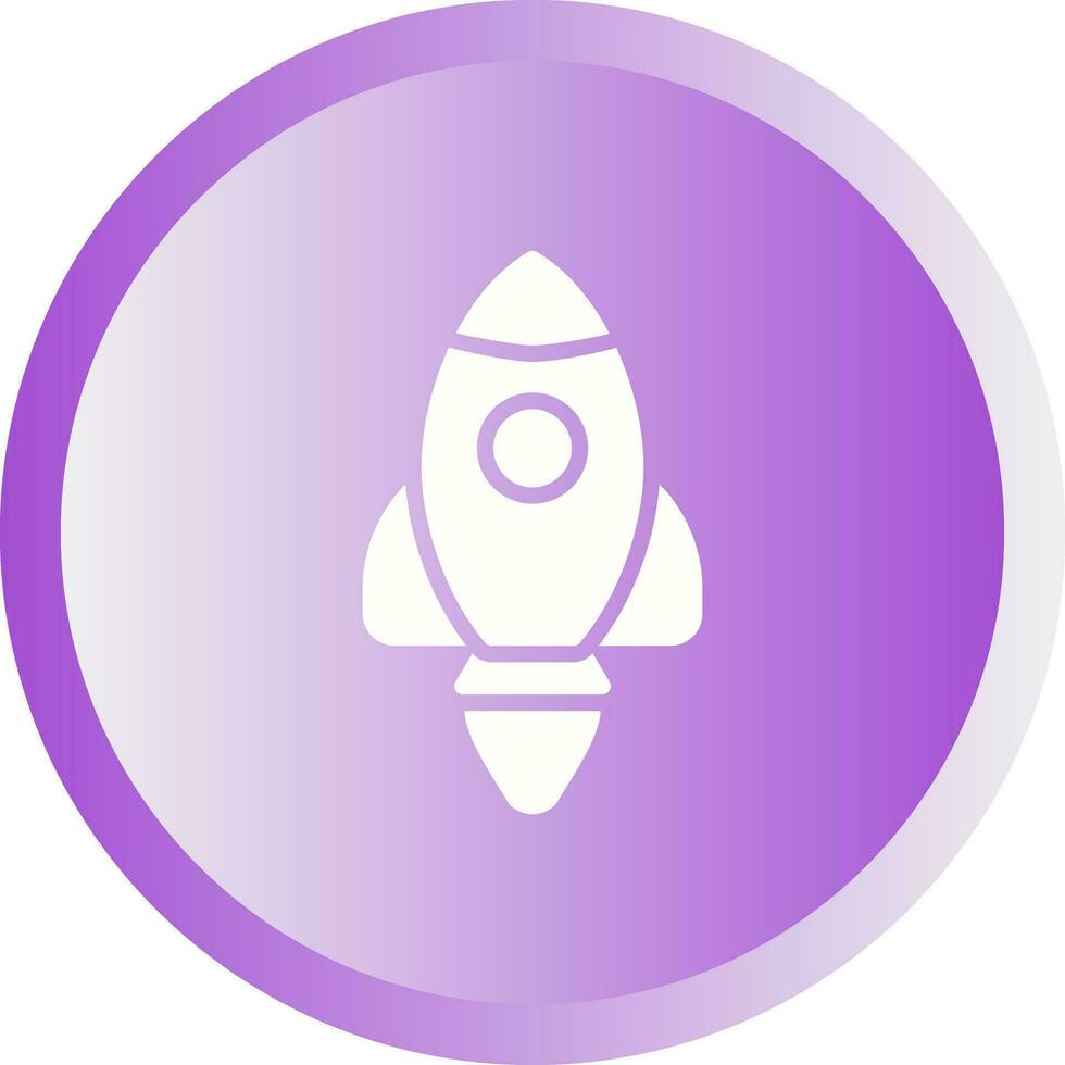 Rocket Lunch Vector Icon