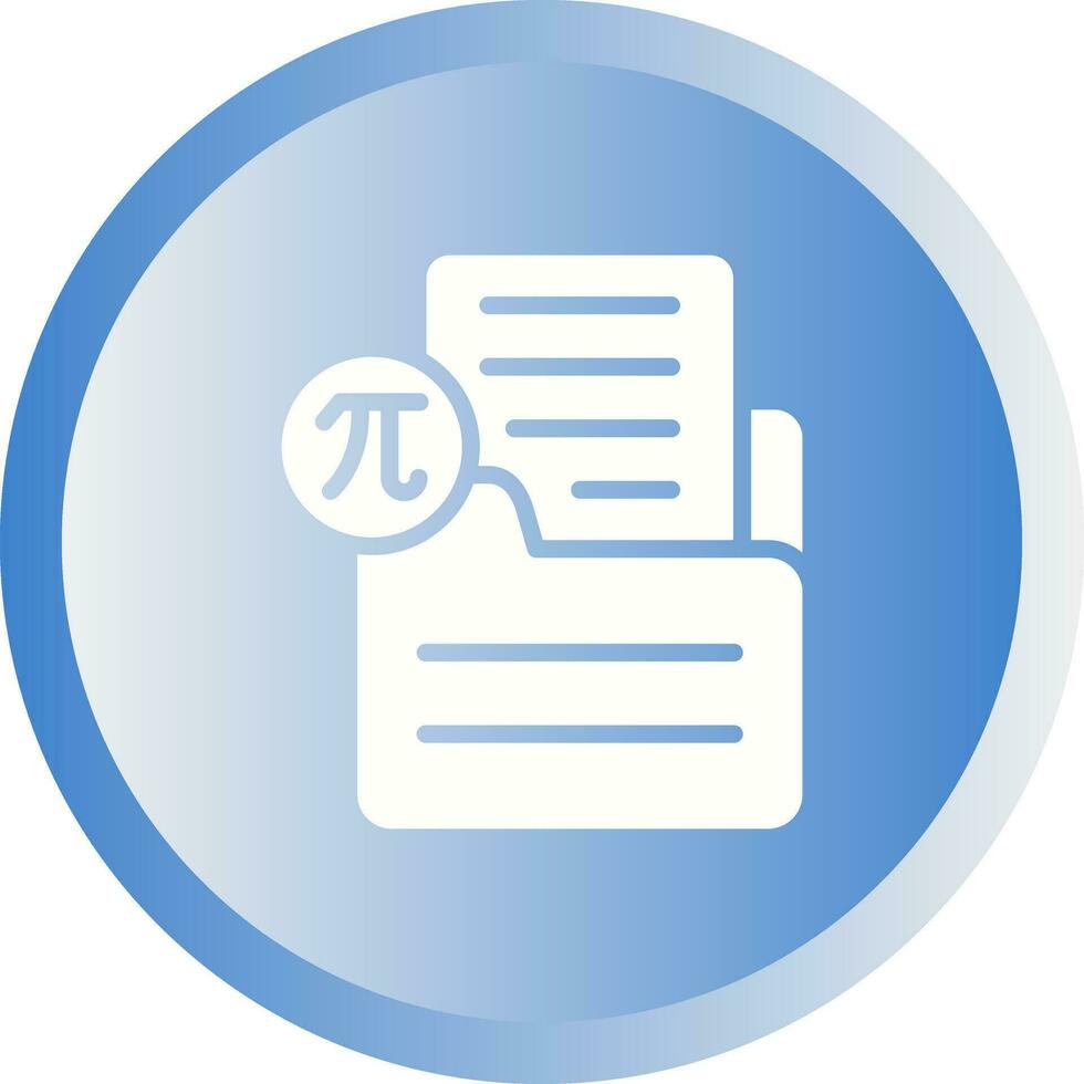 Document Insert Formula Vector Icon
