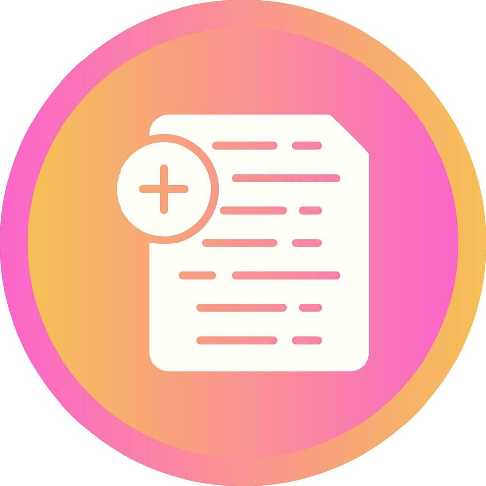 Document Insert Icon Vector Icon