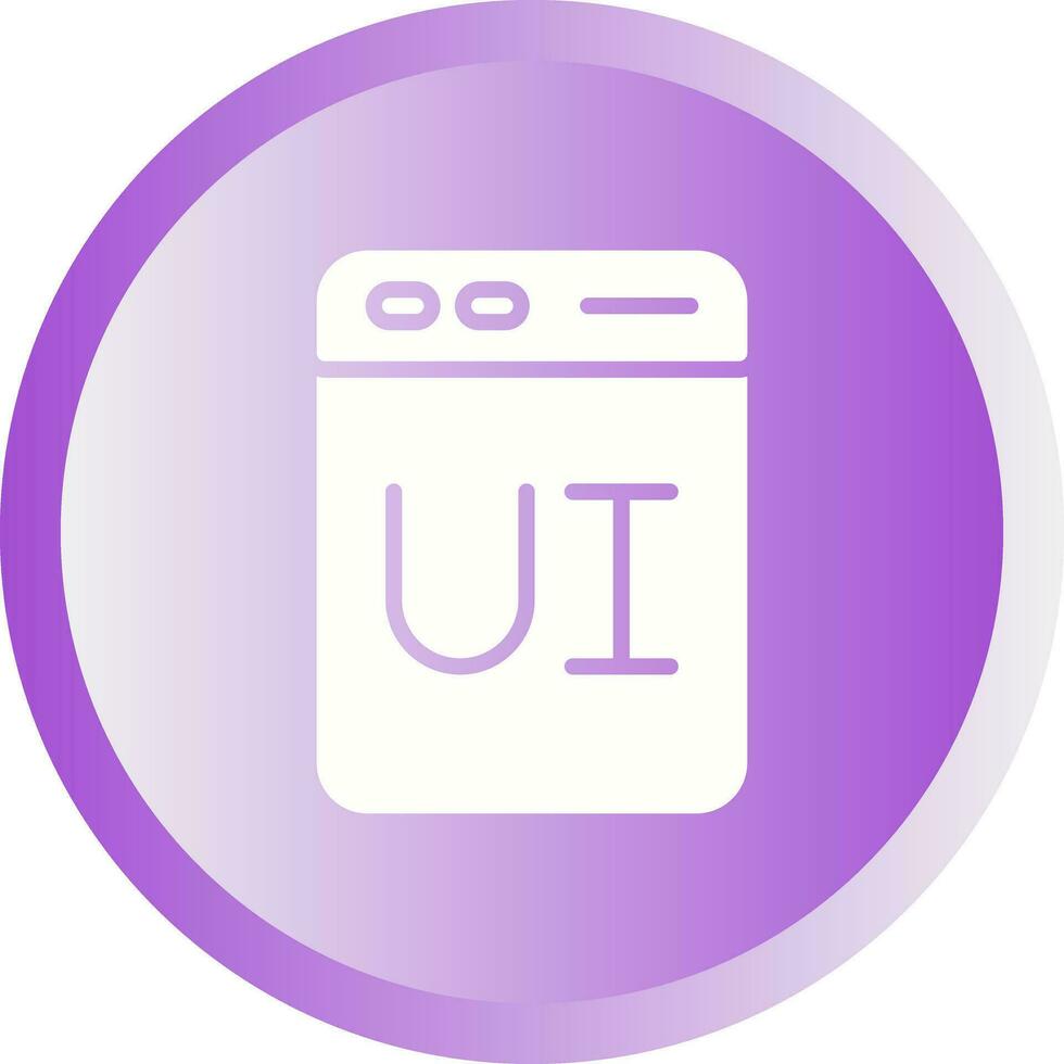 User Interface Design Vector Icon