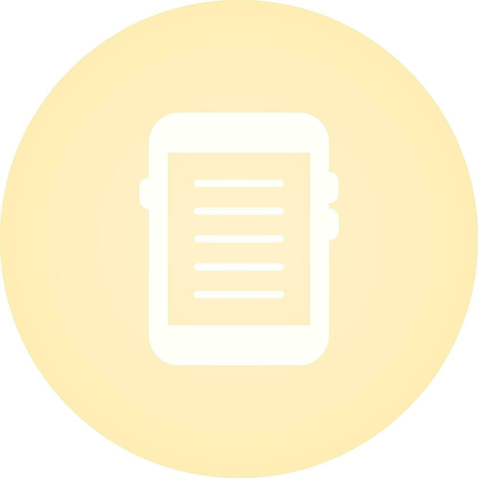 E-reader Vector Icon