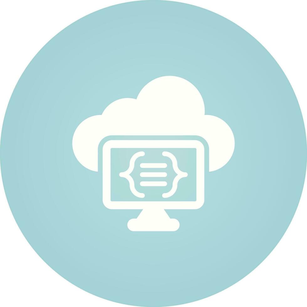 Serverless Computing Vector Icon