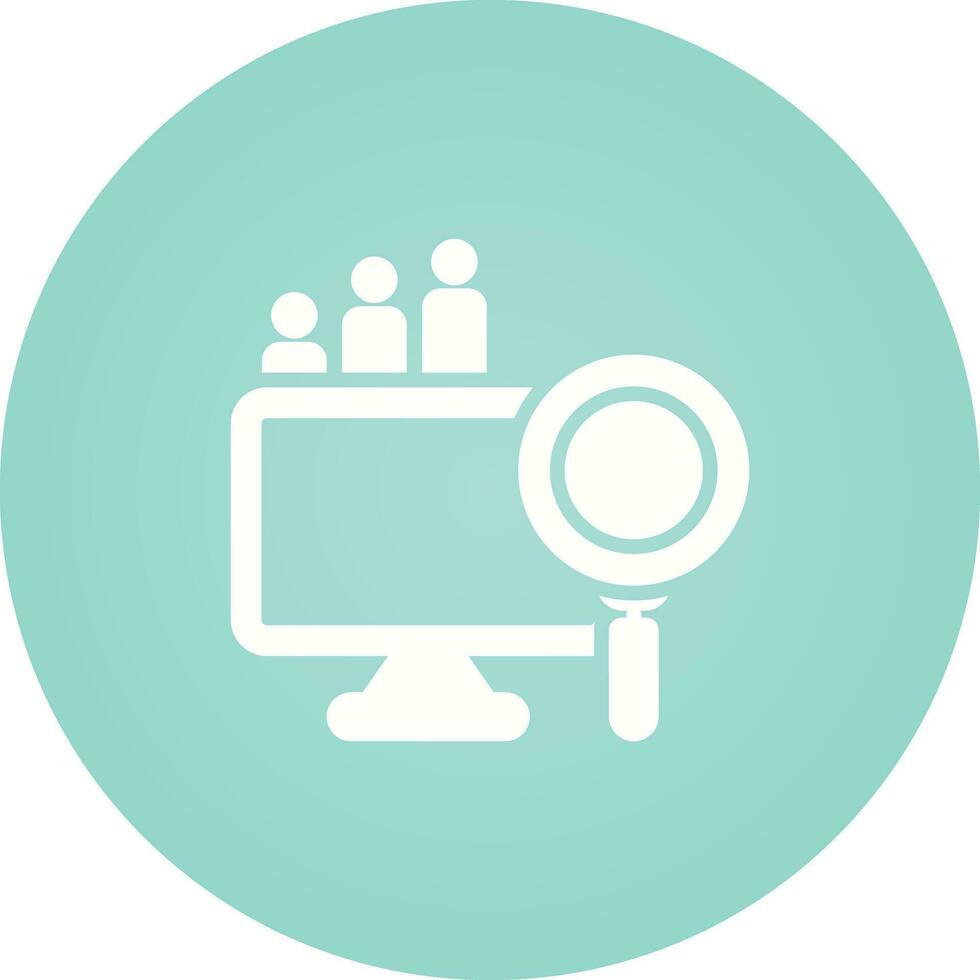 Big Data Analytics Vector Icon