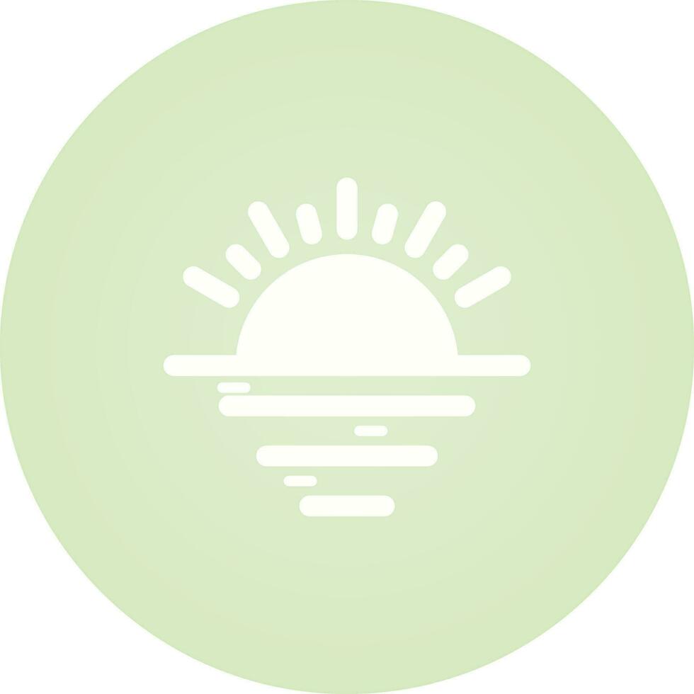 Sunset Vector Icon