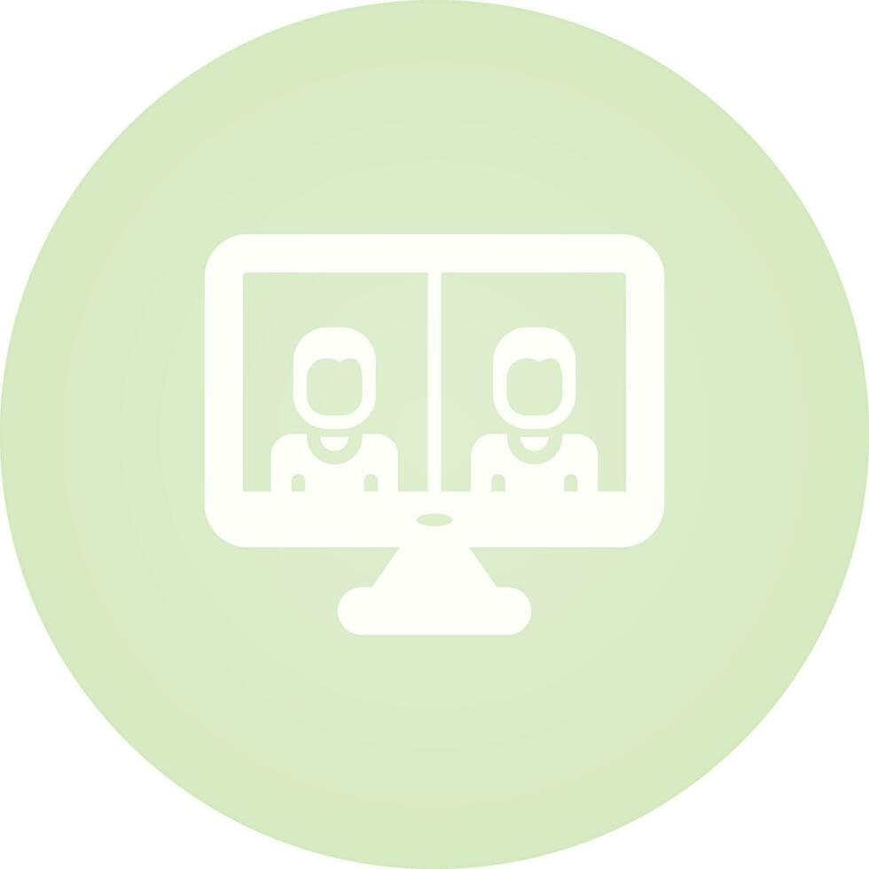 Video Conferencing Vector Icon
