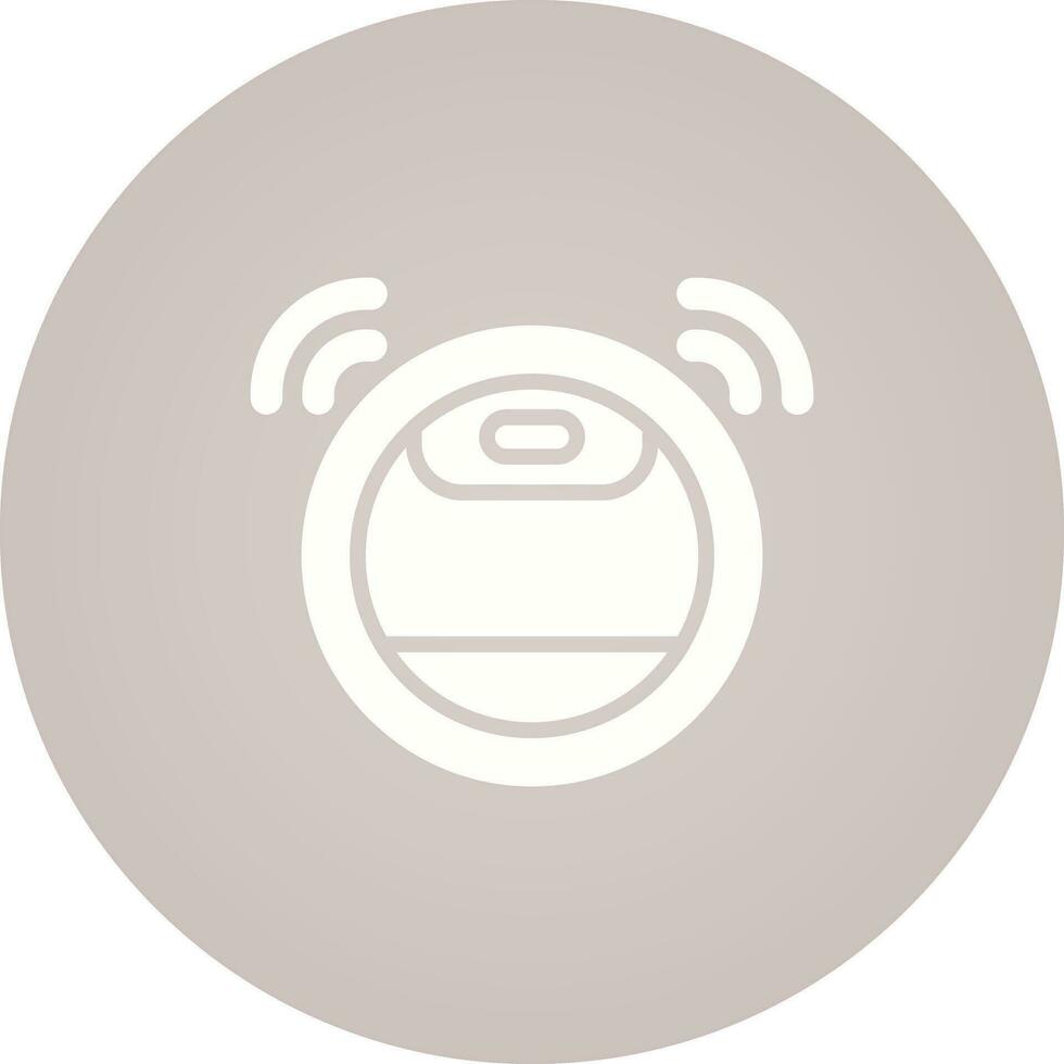 Robot Vacuum Cleaner Vector Icon
