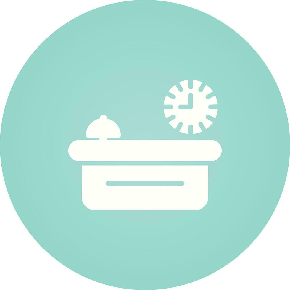 Customer Service Counter Vector Icon