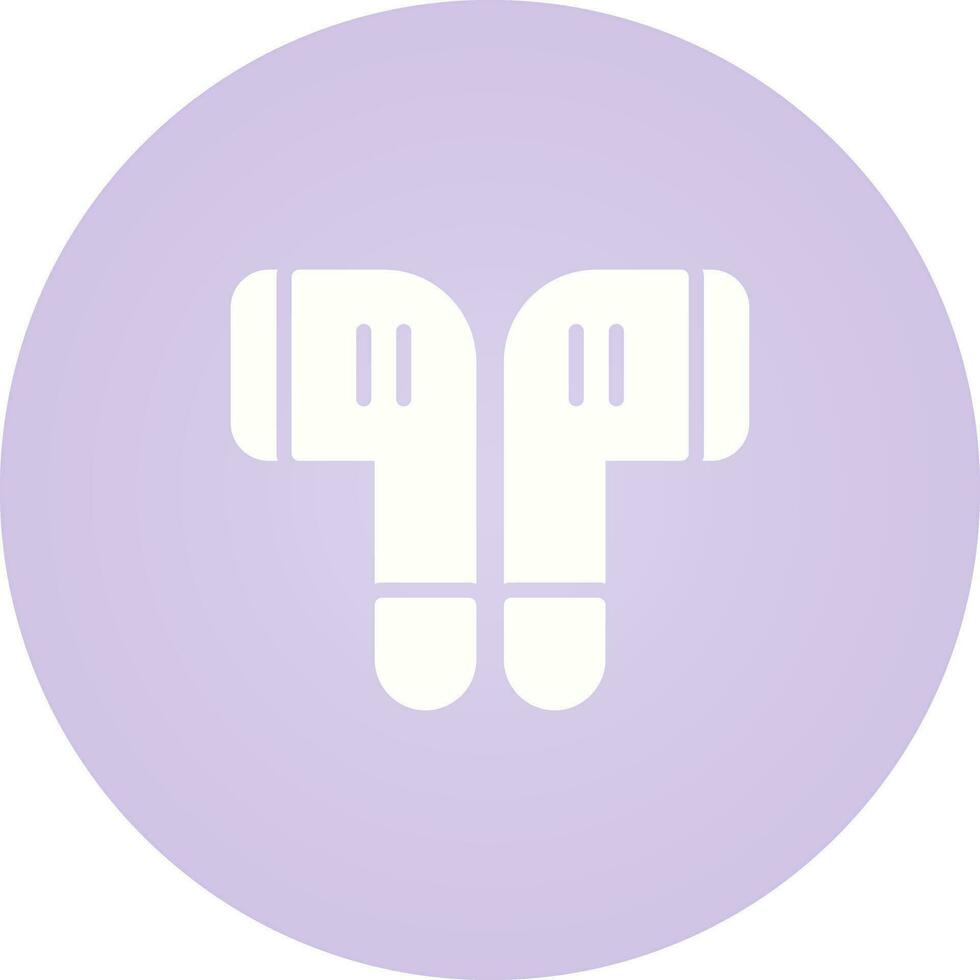 Wireless Earphones Vector Icon