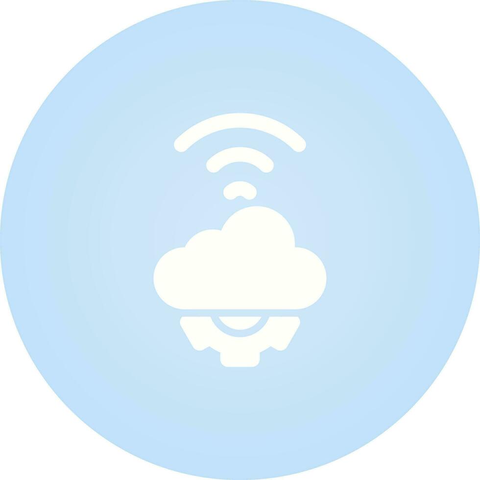 Cloud Automation Vector Icon