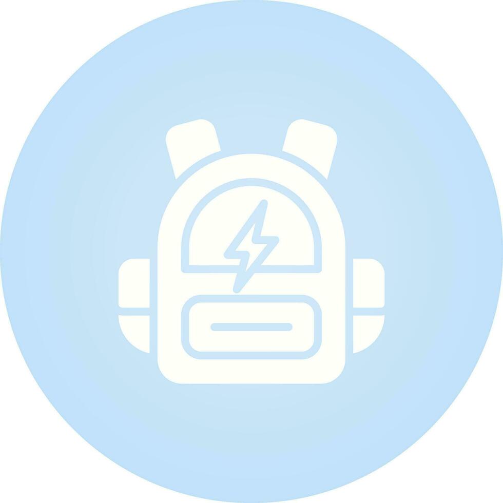 Smart Backpack Vector Icon