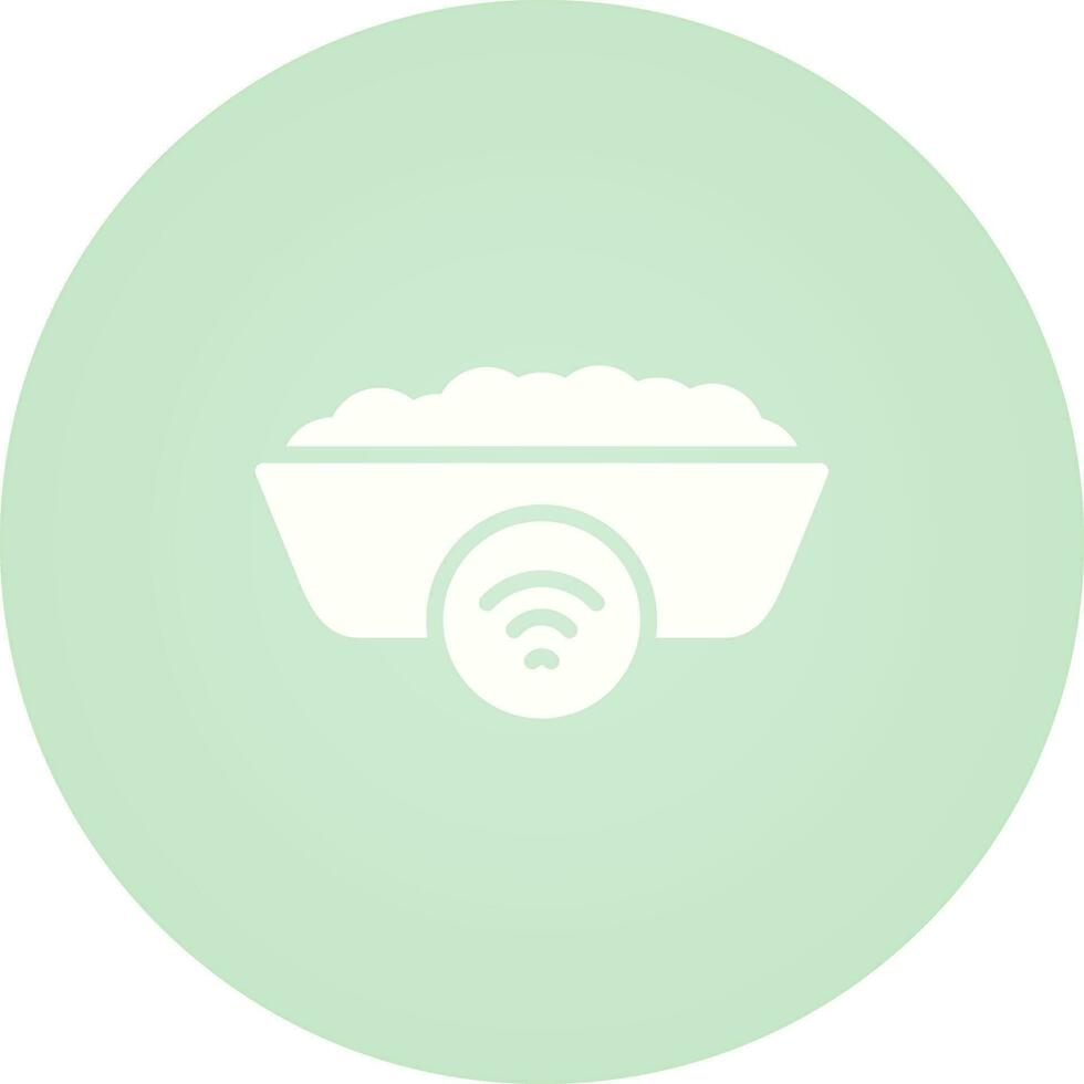 Smart Cat Litter Box Vector Icon