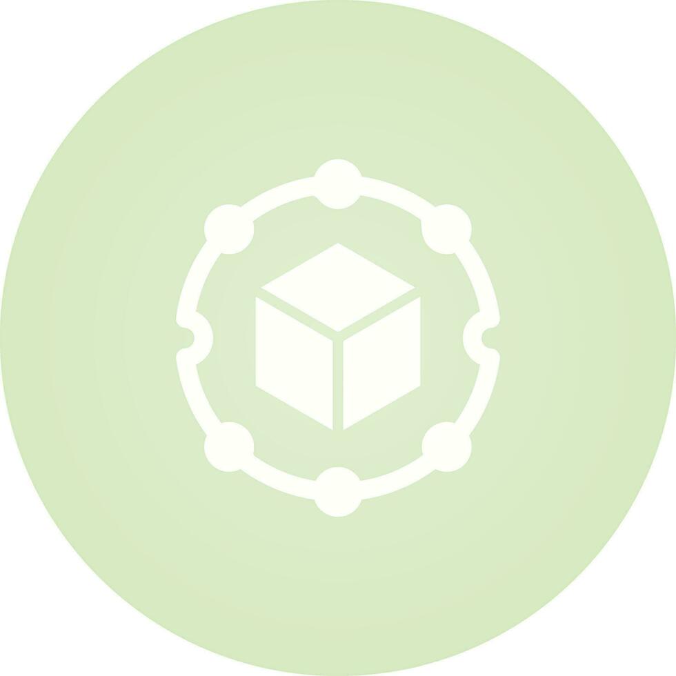 Blockchain Analytics Vector Icon