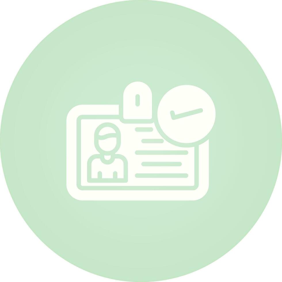 ID Verification Vector Icon