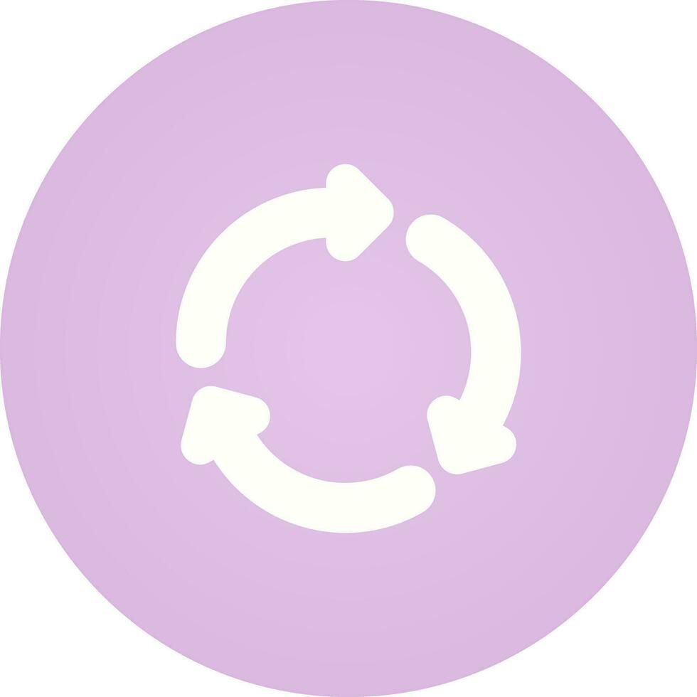 Recycling symbol Vector Icon