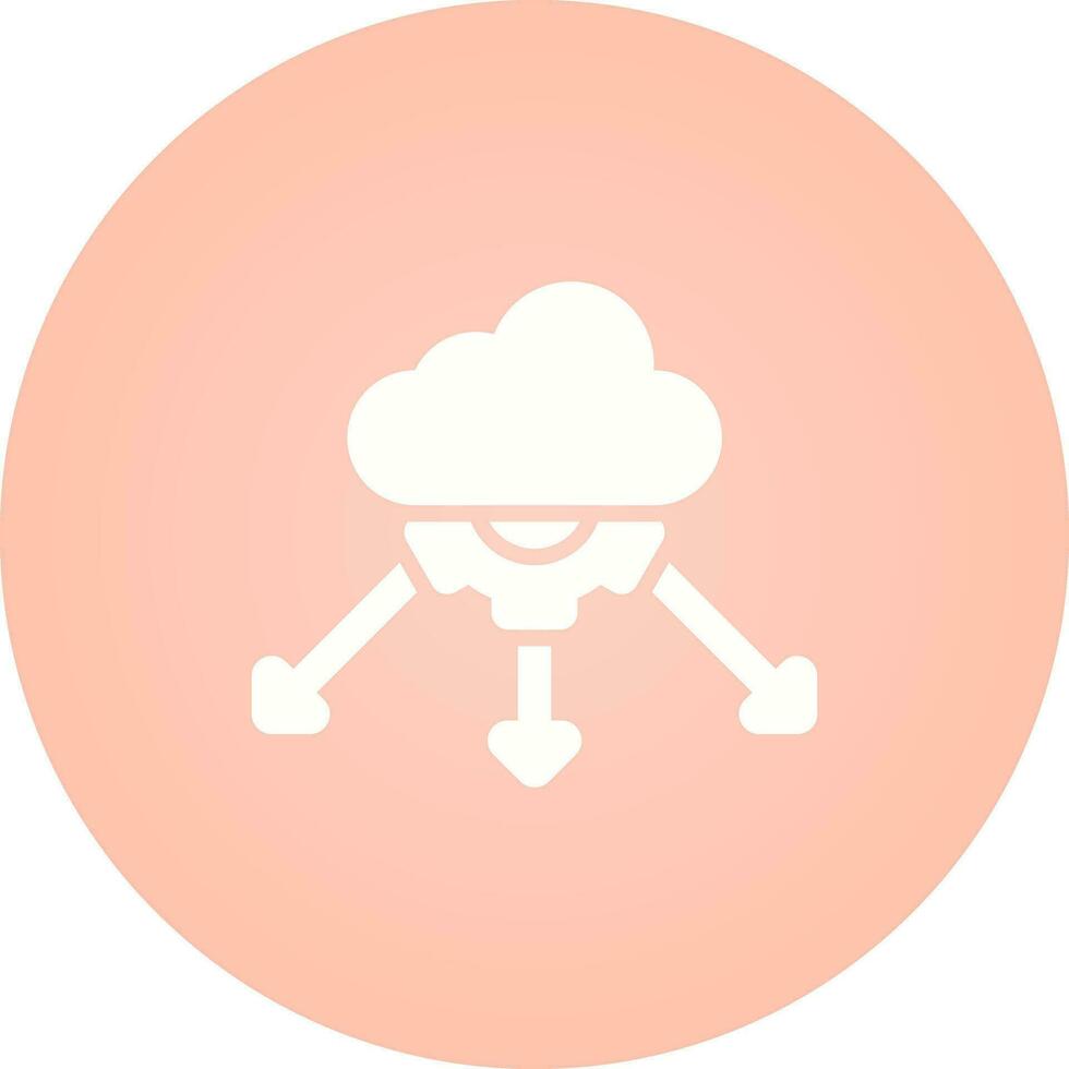 Network Load Balancing Vector Icon